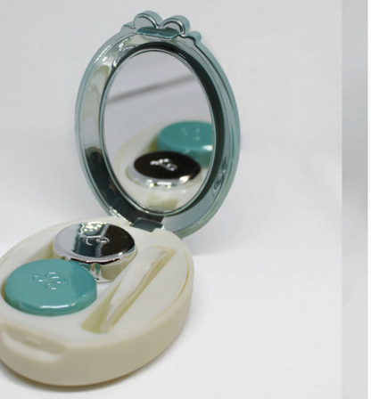 Princess lens case blue