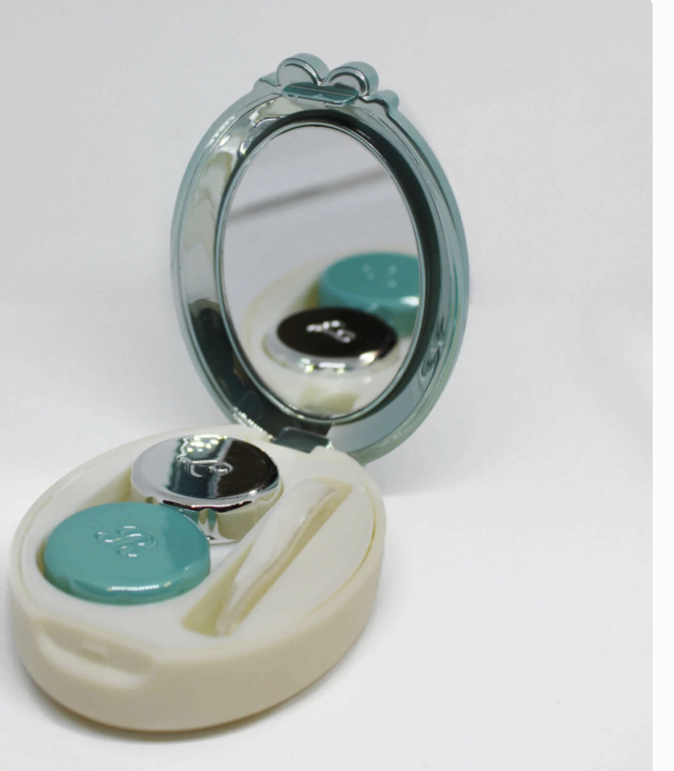 Princess lens case blue